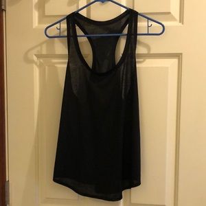 Lululemon love tank black sheer 6
